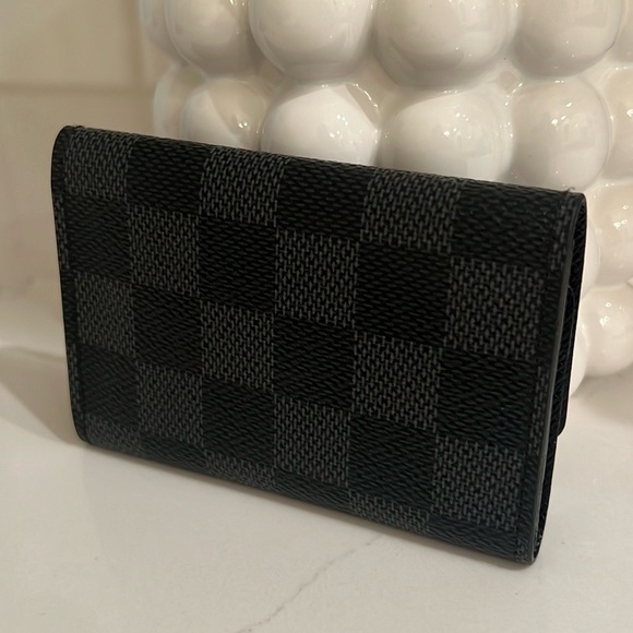 🖤LOUIS VUITTON Damier Graphite Multicles 6 Key Holder Key Case Excellent Unisex - Picture 3 of 13